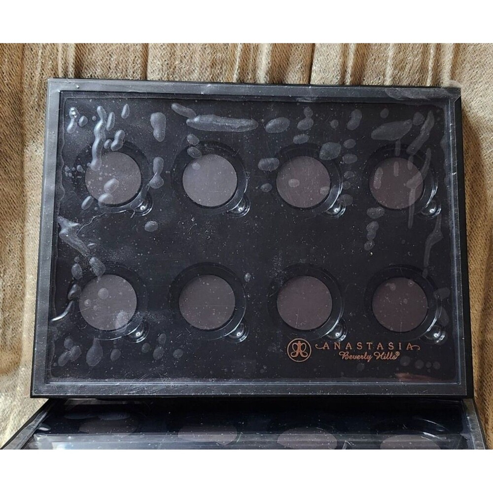 Anastasia Beverly Hills Custom 8-Well Empty Eye Palette NWOB Black Refillable